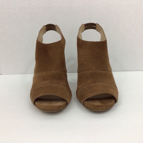 Michael Kors Brown Suede Chunky Heels, 8.5 - Picture 2 of 9